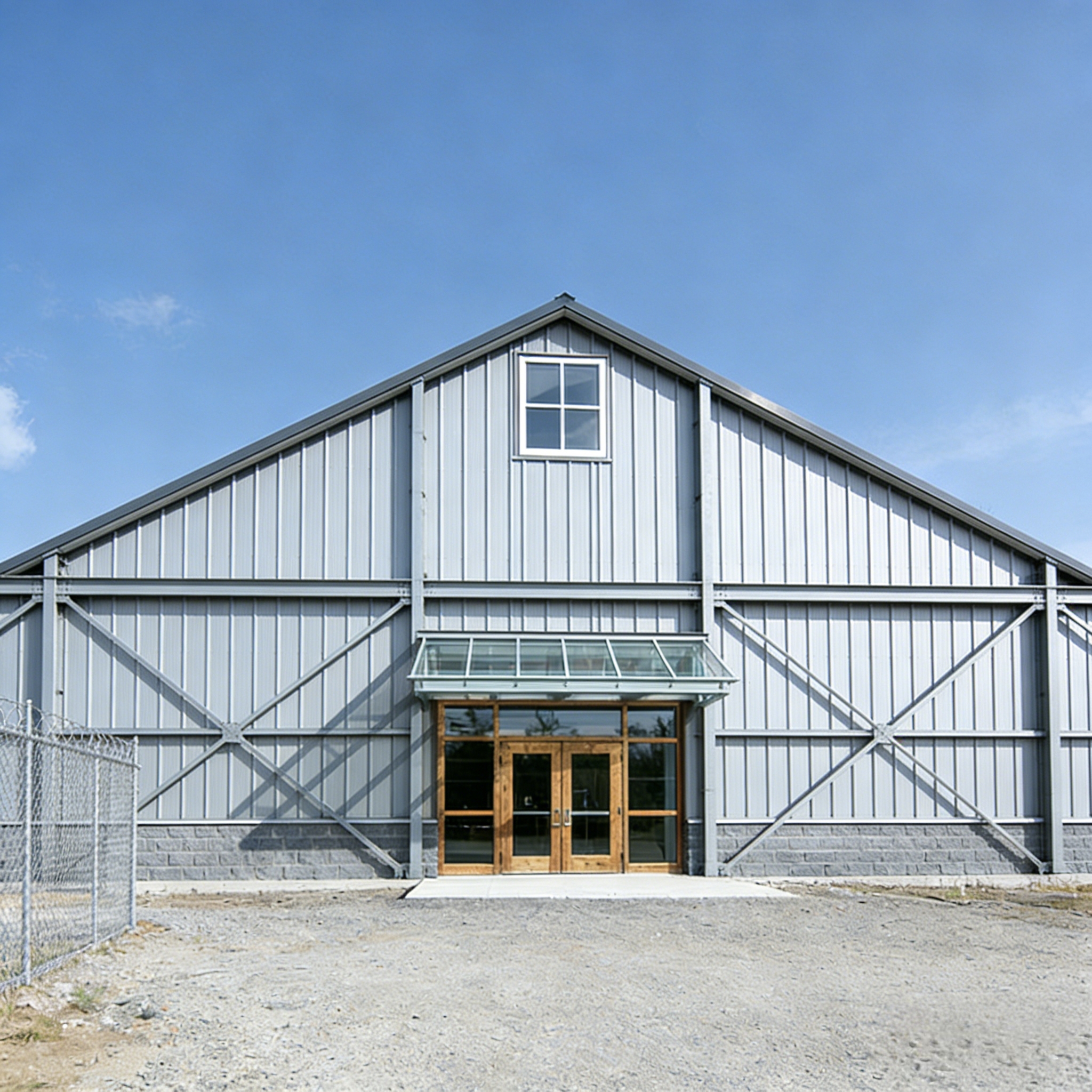 Galvanized Corrosion-Resistant Protection Prefabricated Steel Workshop Building Kits