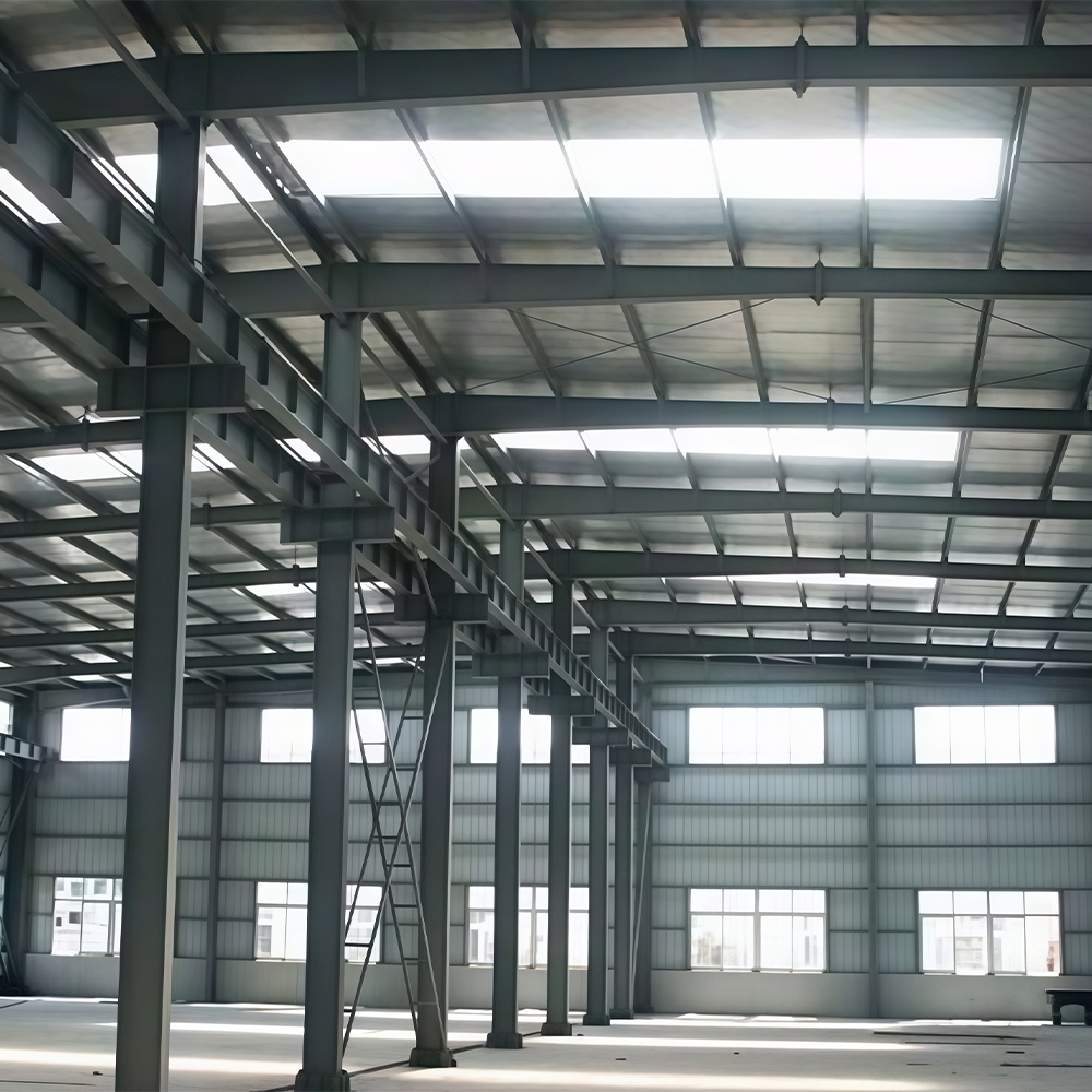 Light Sandwich Panel Prefabricated Galvanized Steel Structure Metal Frame Storey Workshops &amp; Plants Steel Structure Buildings