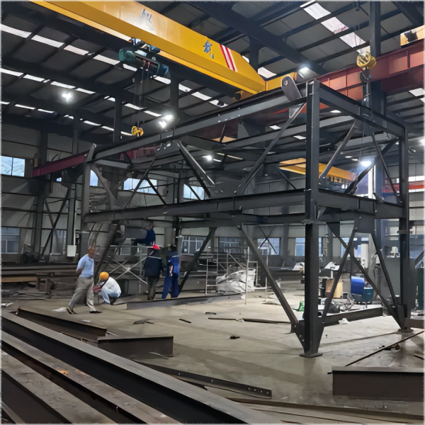 Custom Large Heavy-Duty Metal Steel Frame Fabrication Services Heavy Duty Metal Steel Structure Welding Sheet Metal Fabrication