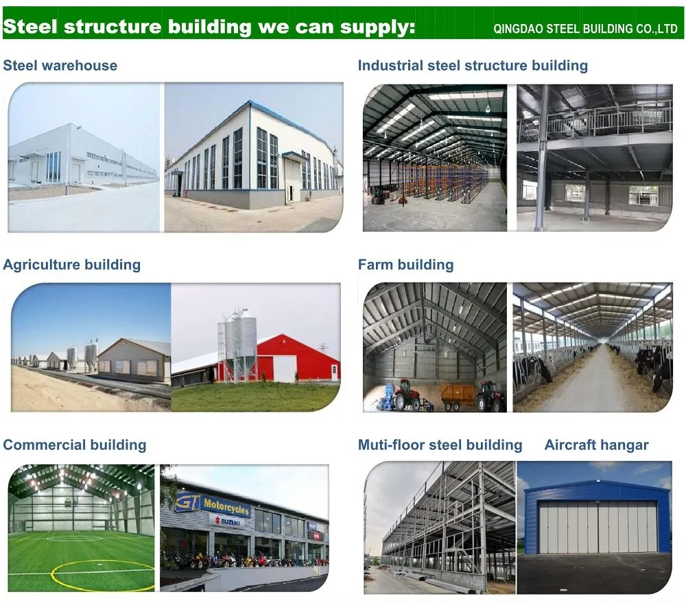 Assembled industrial building skeleton