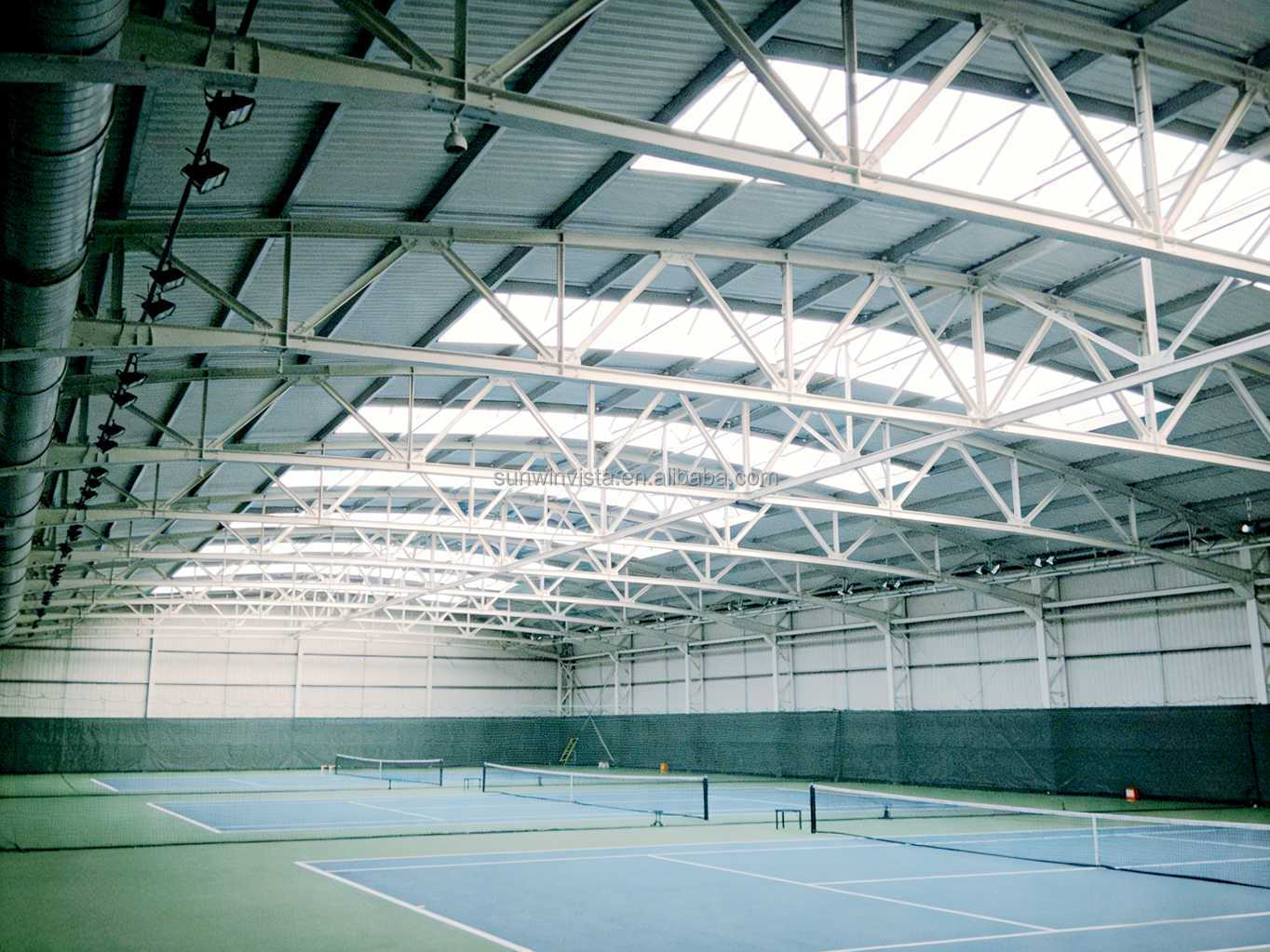 Prefabricated Indoor Stadium Steel Space Frame Structure Prefab Sport Center Stadium Hall Construction Building