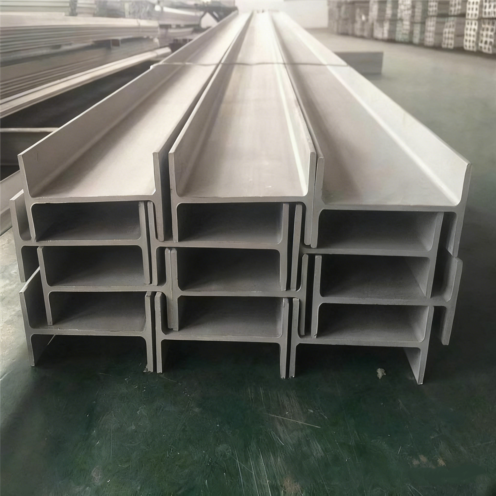 China-Made Non-Alloy Steel H-Beams Welded Structural Sections Cutting 635*310*20*25 2205 410 2507 316Ti 904L 321 310S H Profile