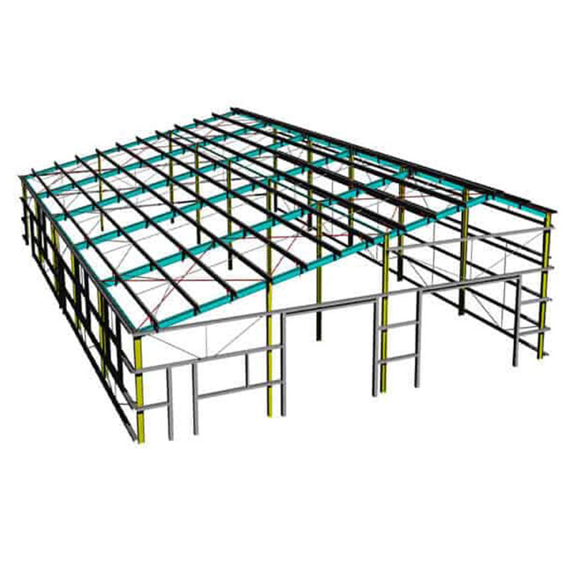 Custom Q235b Metal Modular House Frame Steel Structure Warehouse Building Kit
