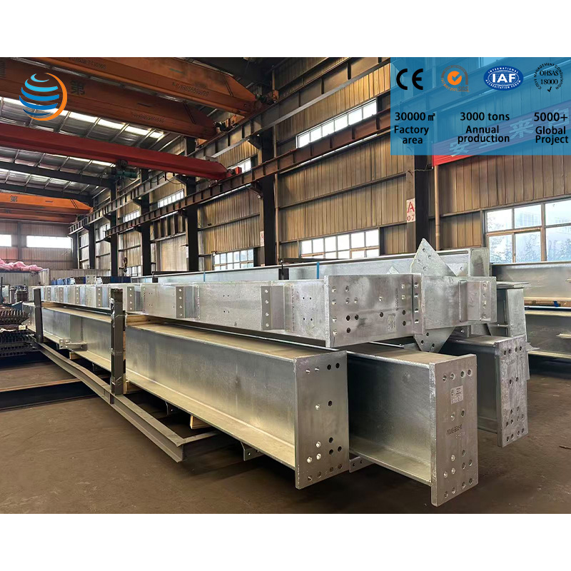 Steel Structure Components Steel Frame Metal Building For Construction Contractor Project Fast Installation Oem
