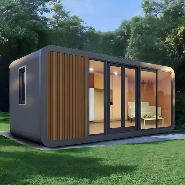 Prefab Steel Sandwich Panel Contemporary Modular Flat Pack Waterproof Steel Frame 20 Ft 40 Ft Container House Office Shop