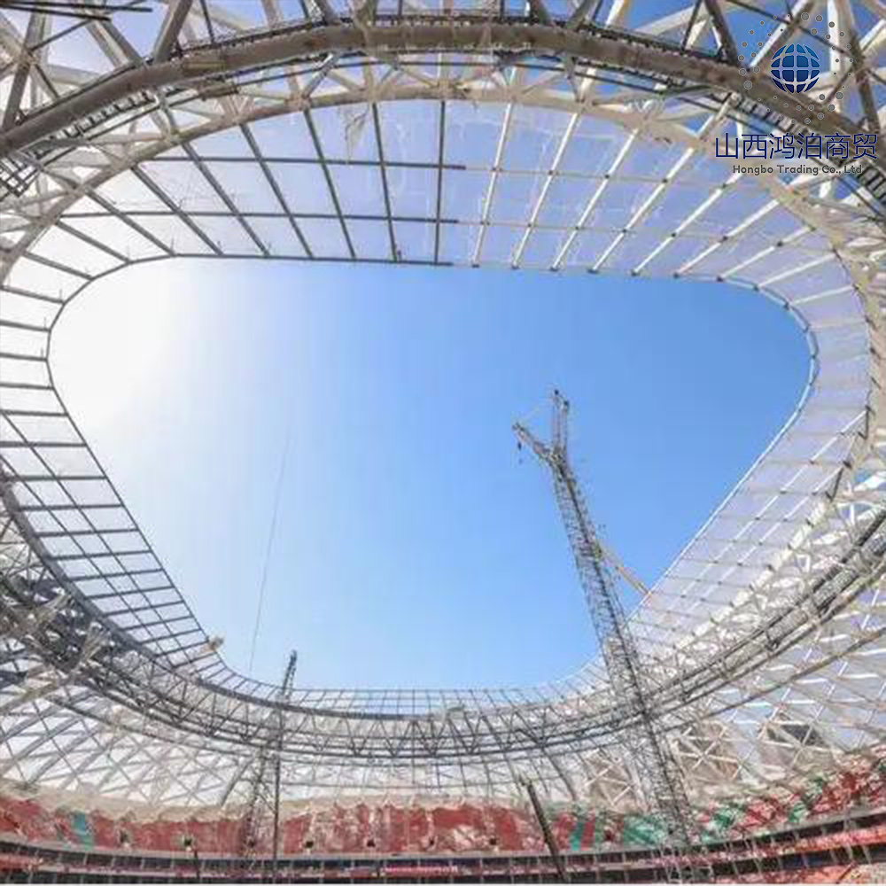 Fast Build Prefabricated Light Steel Structure Steel Space Frame Roof Indoor Basketball Tennis Sports Stadium Hall Building