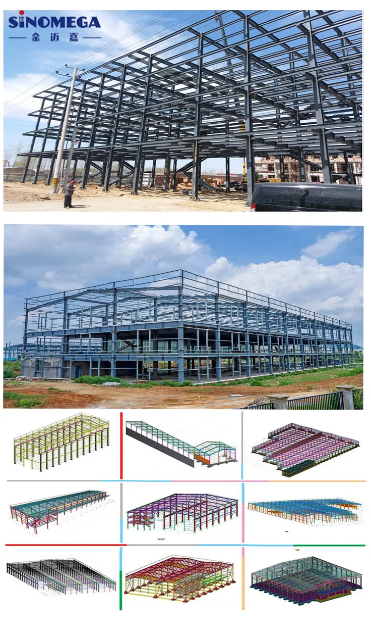 Steel Shed Metal Construction Frame Workshop Warehouse Prefabricated Building Steel Structure