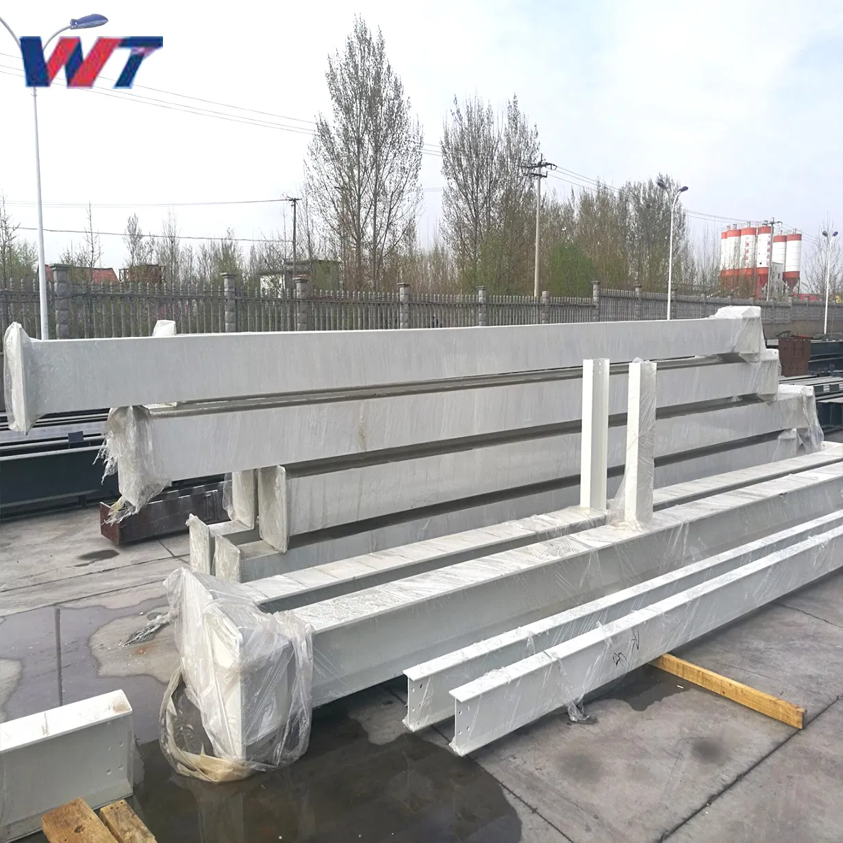 Metal Fabrication Steel Structure Galvanized H Column and H Beam