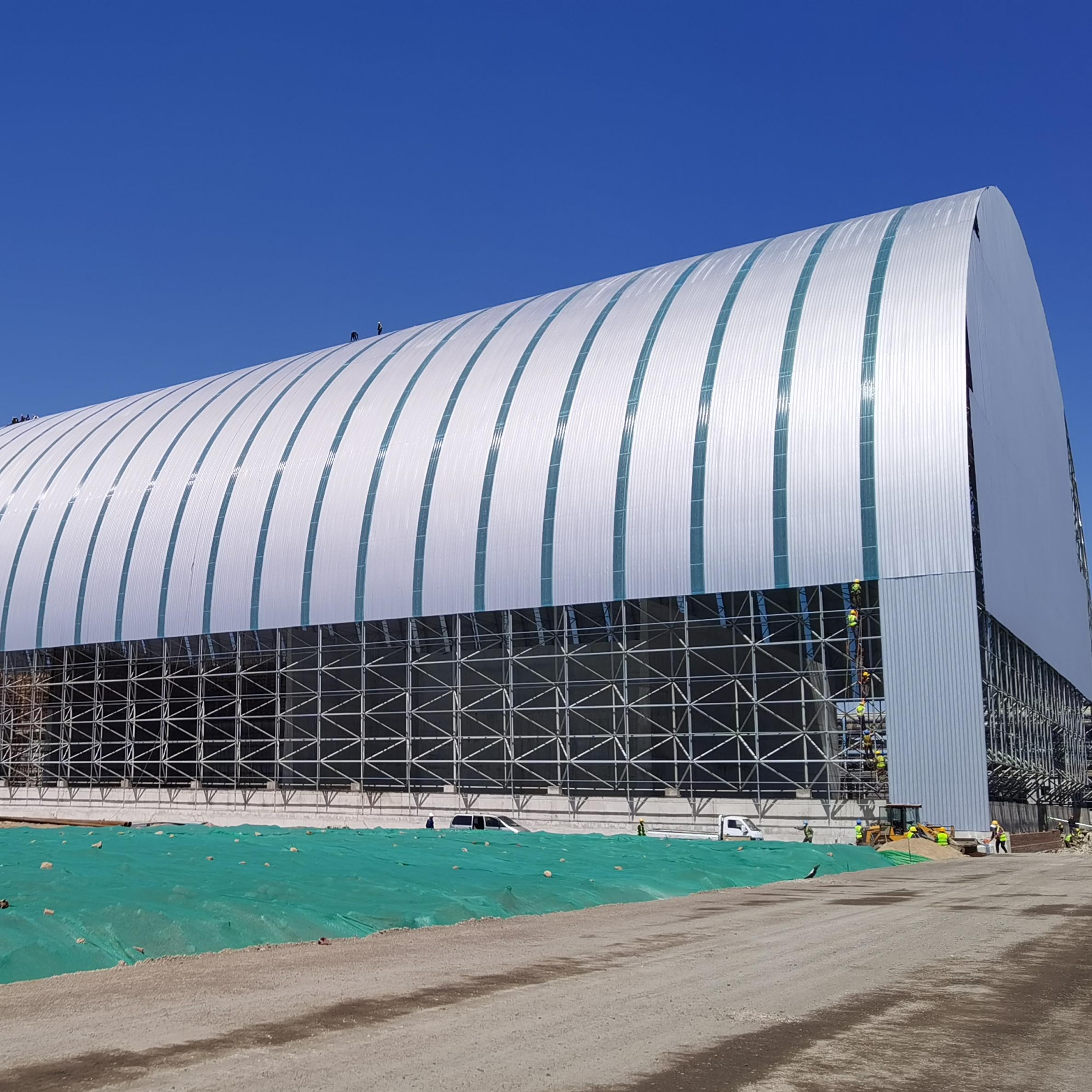 Industrial Steel Structure Buildings Prefabricated Arch Prefab Warehouse Light Weight Prefab Workshop