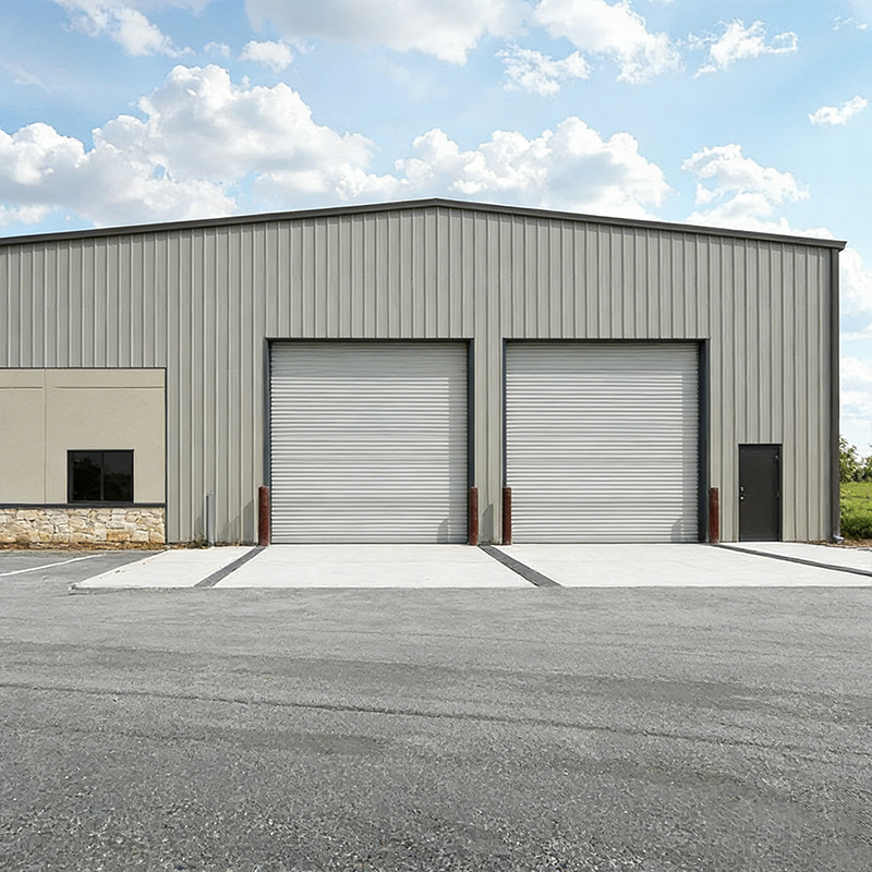 Large Capacity Prefab Steel Structure Logistics Warehouse Durable Galvanized Metal Frame Building