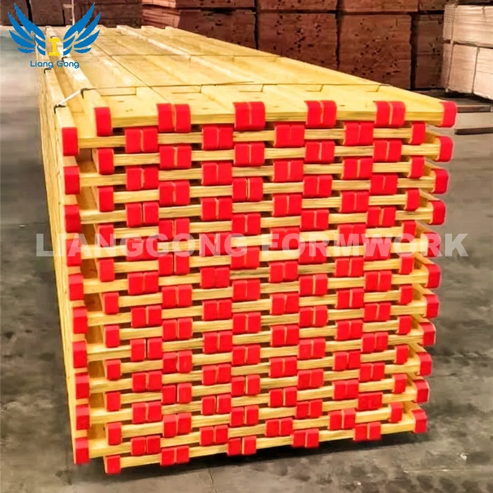 China Manufacturer Light-Weight H Shape Timber Beam for Walls Slabs and Columns