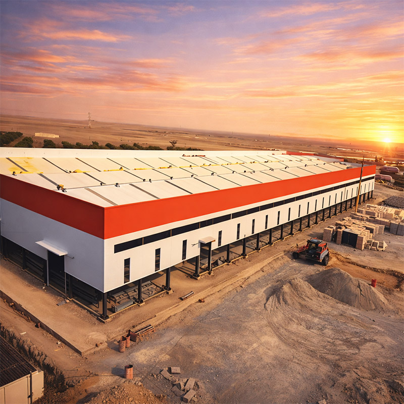 High Quality Prefabricated Warehouse Steel Frame Galvanized Industrial Plant Shed Structural Steel Prefabricated Building