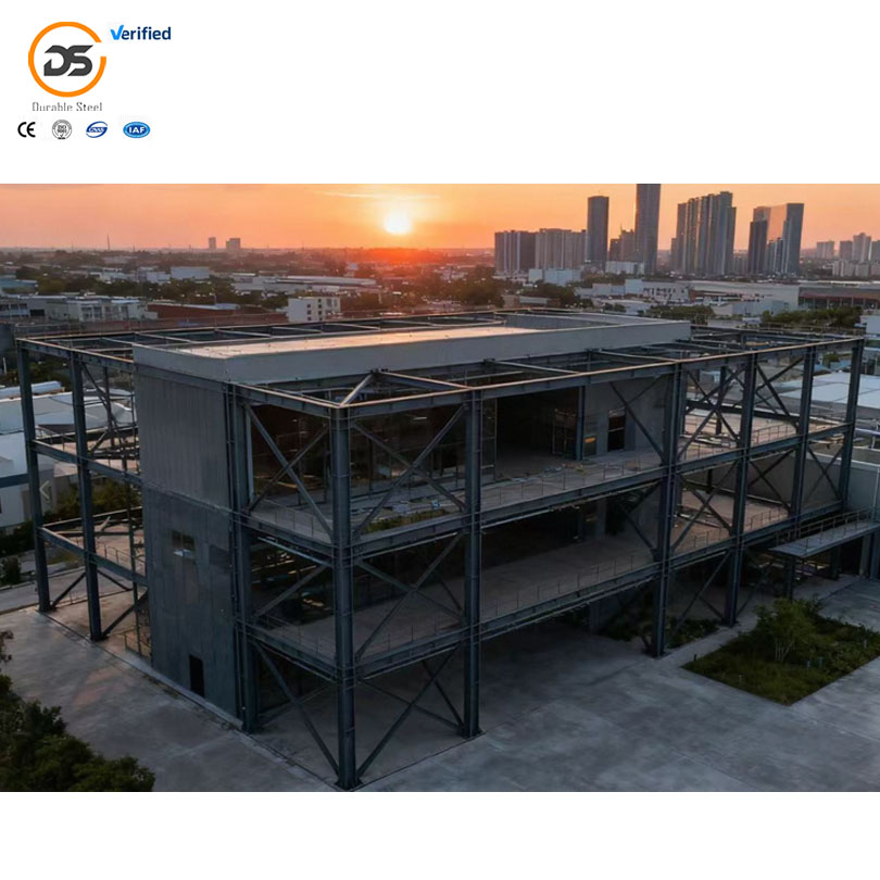 Modern Design Prefabricated Space Frame Steel Structure Multi-Storey Building for School Hotel Apartment Office Warehouse