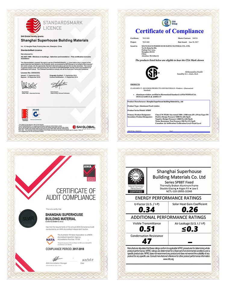 Certifications