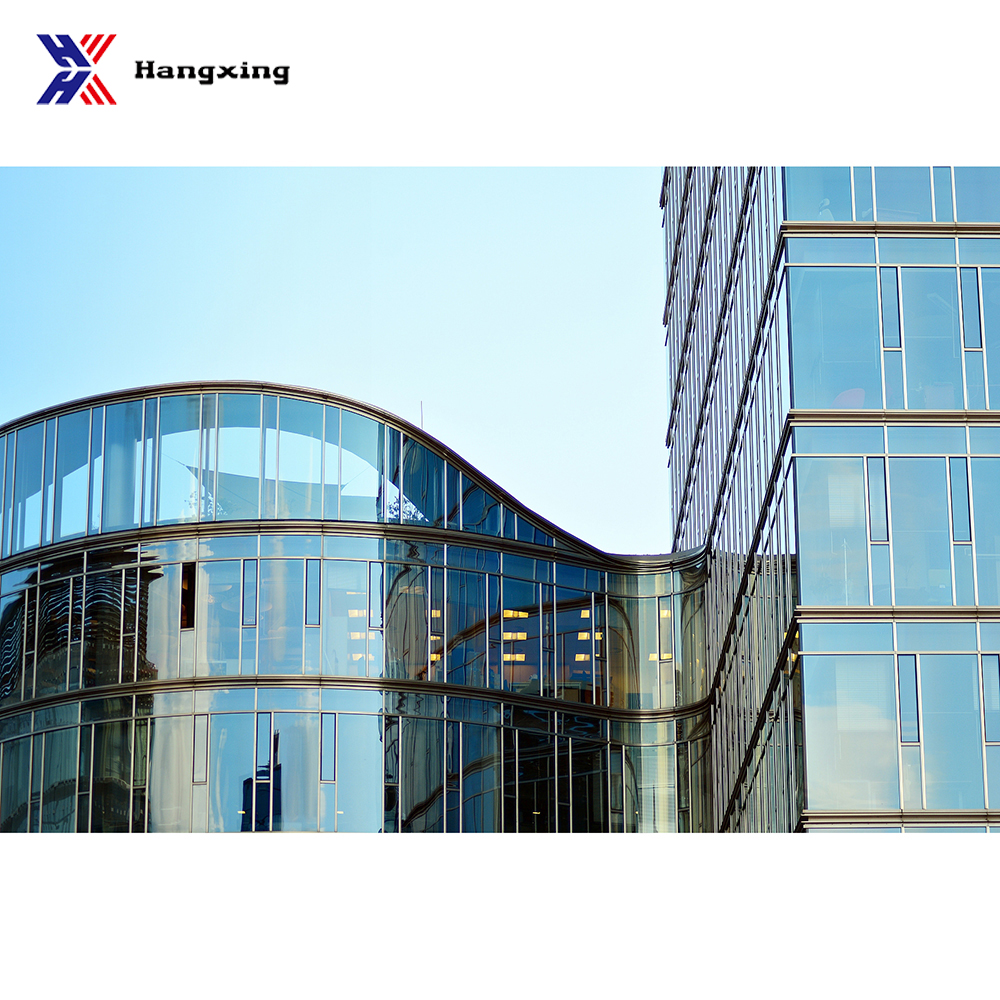 Hangxing Modern Unitized Glass Curtain Wall High-rise Building Eco-Friendly Energy Efficient Exterior Hotel Villa Outdoor Hall