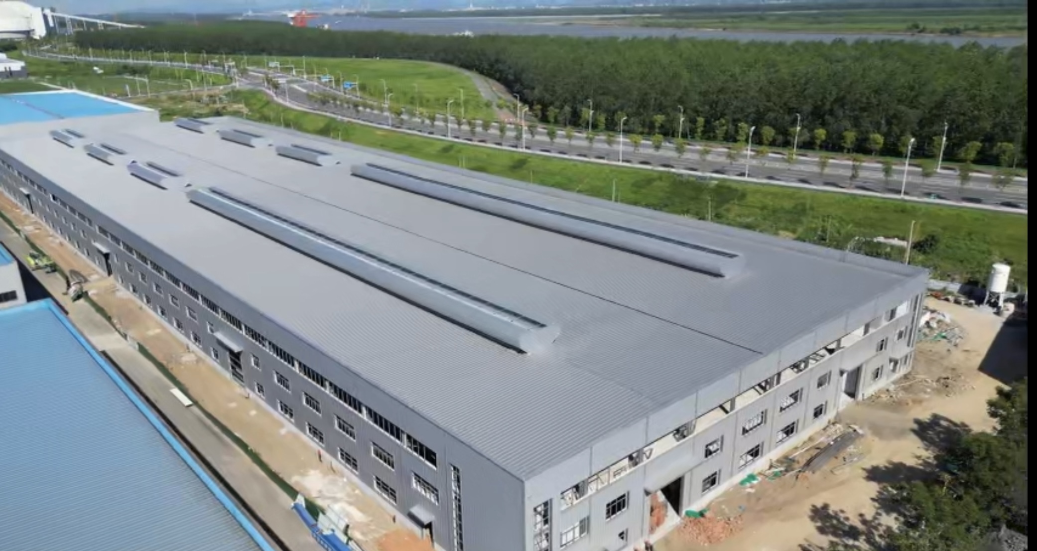 Custom Large-Span Steel Structure Factory with ISO9001 Certification Rapid Installation H-Beam Columns Beams for Steel Buildings