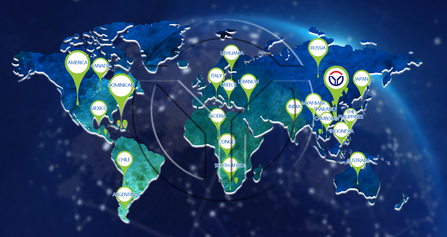 Product Hot Selling Regions Map