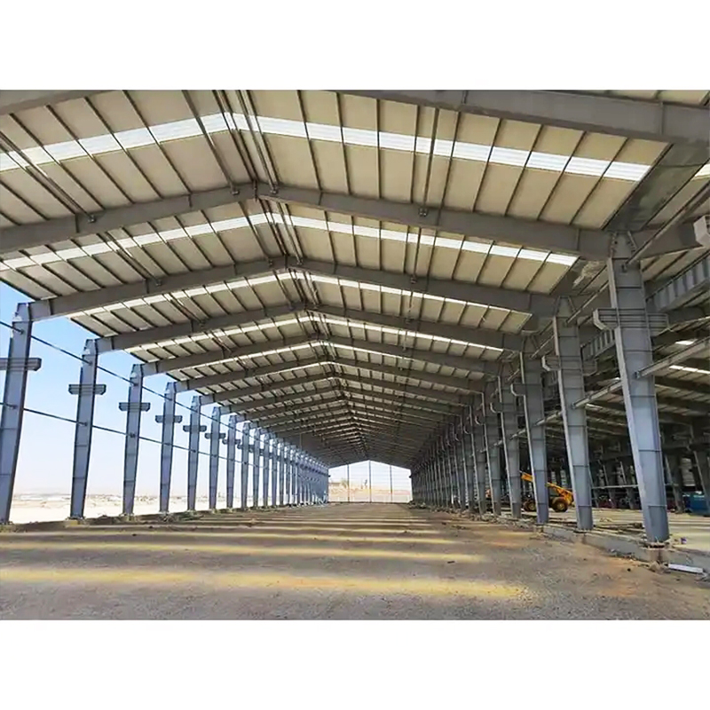 Commercial Prefabricated Light Steel Structure Building with Welding & Cutting Services Customizable Size 50-70 Year Life Span
