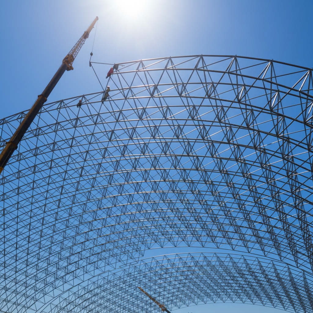 Quick Installation System with Cost-Effective Construction Clear Span Steel Frame for Sports Hall