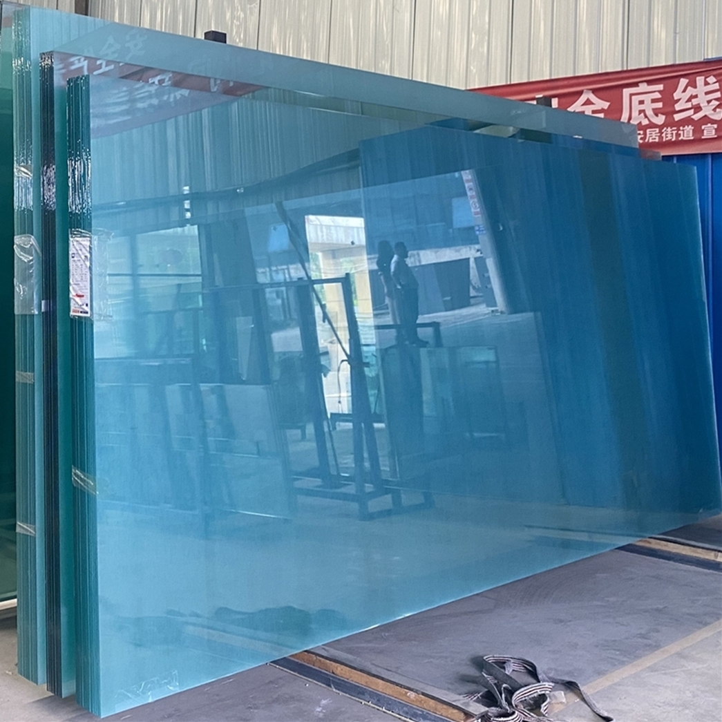 Ultra Clear Tempered Glass Unitized Solid Structure Curtain Wall for Industrial Hotel Bathroom Staircase Supermarket Modern