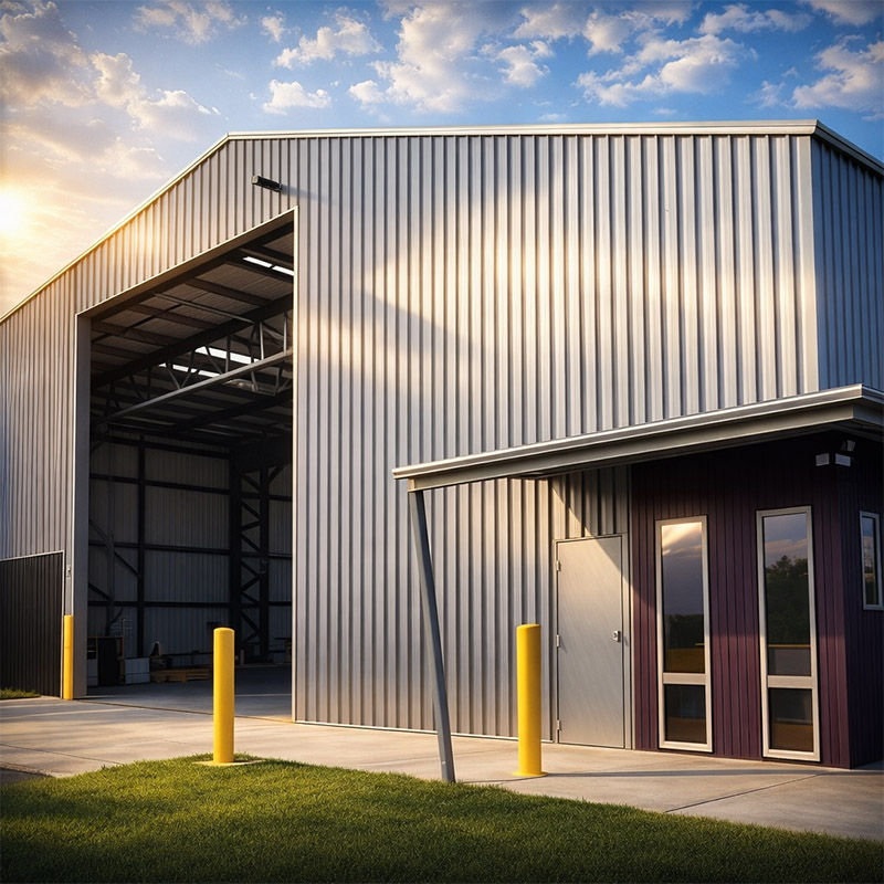 High Quality Prefabricated Warehouse Steel Frame Galvanized Industrial Plant Shed Structural Steel Prefabricated Building