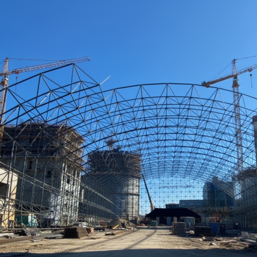 Industrial Steel Structure Buildings Prefabricated Arch Prefab Warehouse Light Weight Prefab Workshop