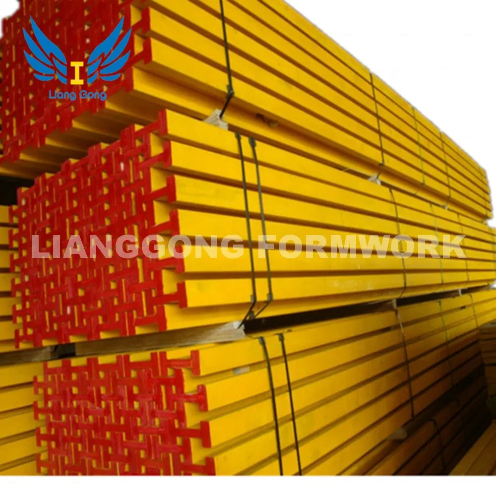 China Manufacturer Light-Weight H Shape Timber Beam for Walls Slabs and Columns