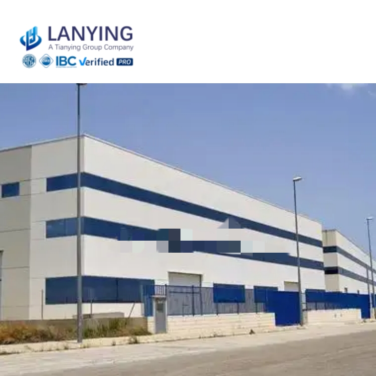 Multi Floors Prefabricated Warehouse Steel Structure 3 Storey Prefabricated Building