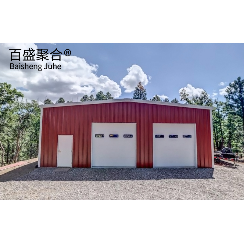 Easy Assemble Light Steel Structure Prefabricated Warehouse Metal Building Shed With Sandwich Panel Wall And Roof.