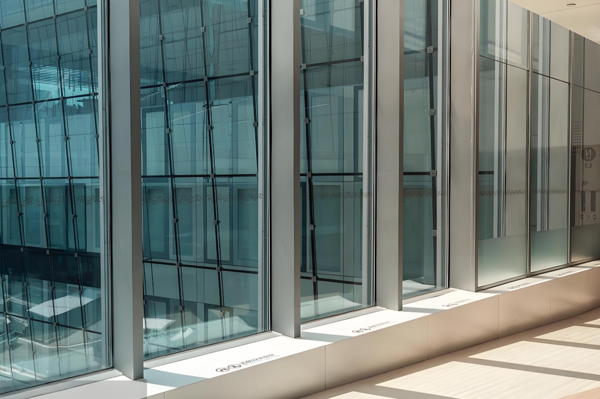 Modern Designed Aluminum Glass Stick Built Mullion Spandrel Exposed Frame Curtain Wall Unitized Facade System for Villa Hotel