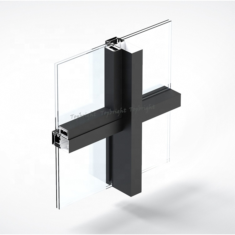 Glass Unitized Curtain Wall Cladding System Price Aluminum Huge Curtain Walls