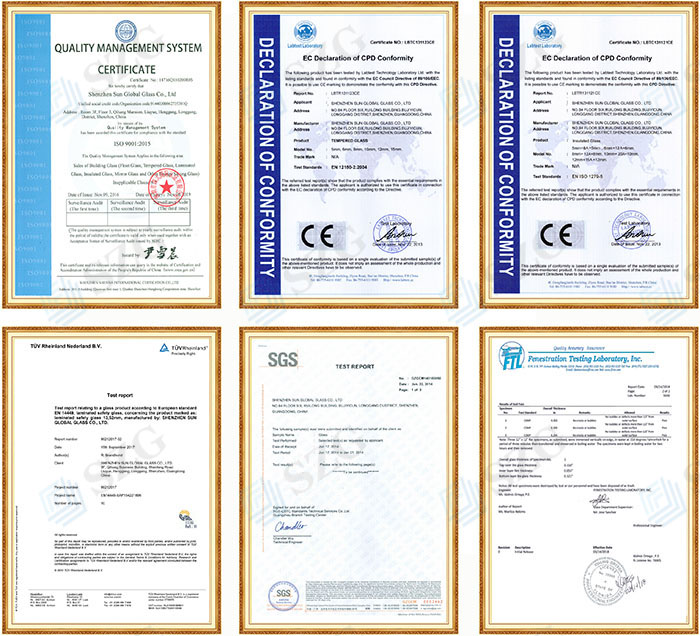 Certificates