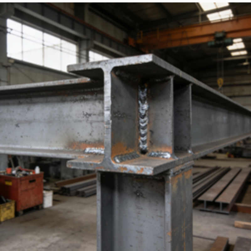 High Strength Welded H Section Steel Beam and Column for Industrial Warehouse Steel Structure Building