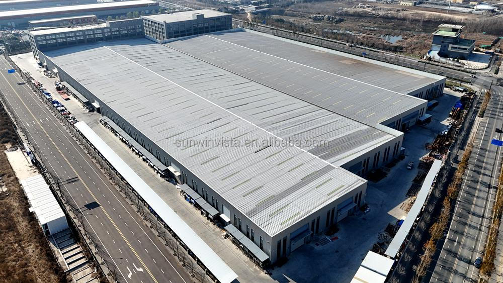 Quick Installation Light Gauge Steel Structure Workshop Building For Industrial Processing Plant With Insulated Sandwich Panels