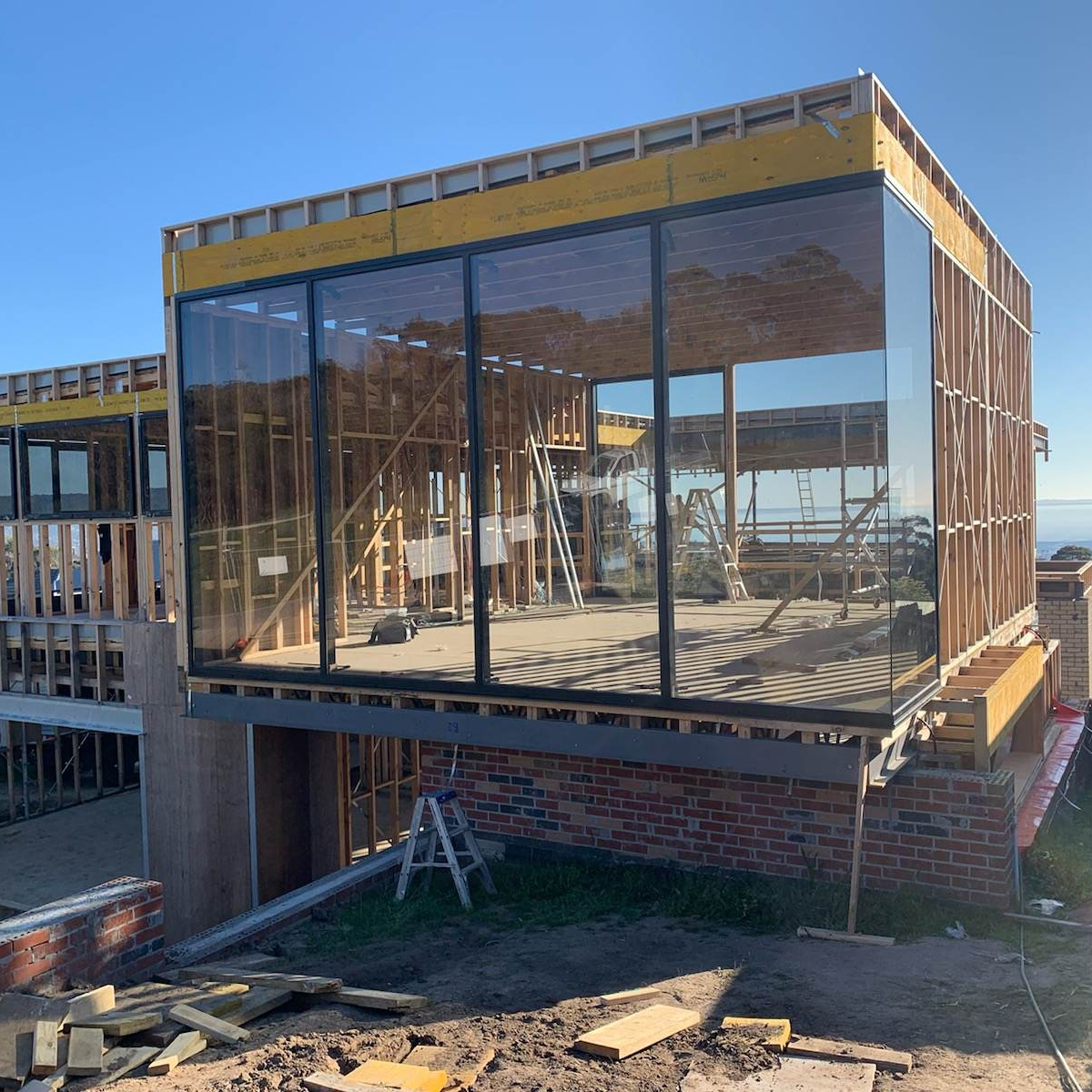 NOA NFRC AS2047 Aluminum Double Tempered Glazing Unitized Glass Curtain Wall System Waterproof Exterior Structural Window Wall