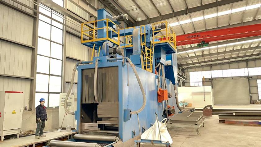 Polishing and grinding surface treatment for steel structural components