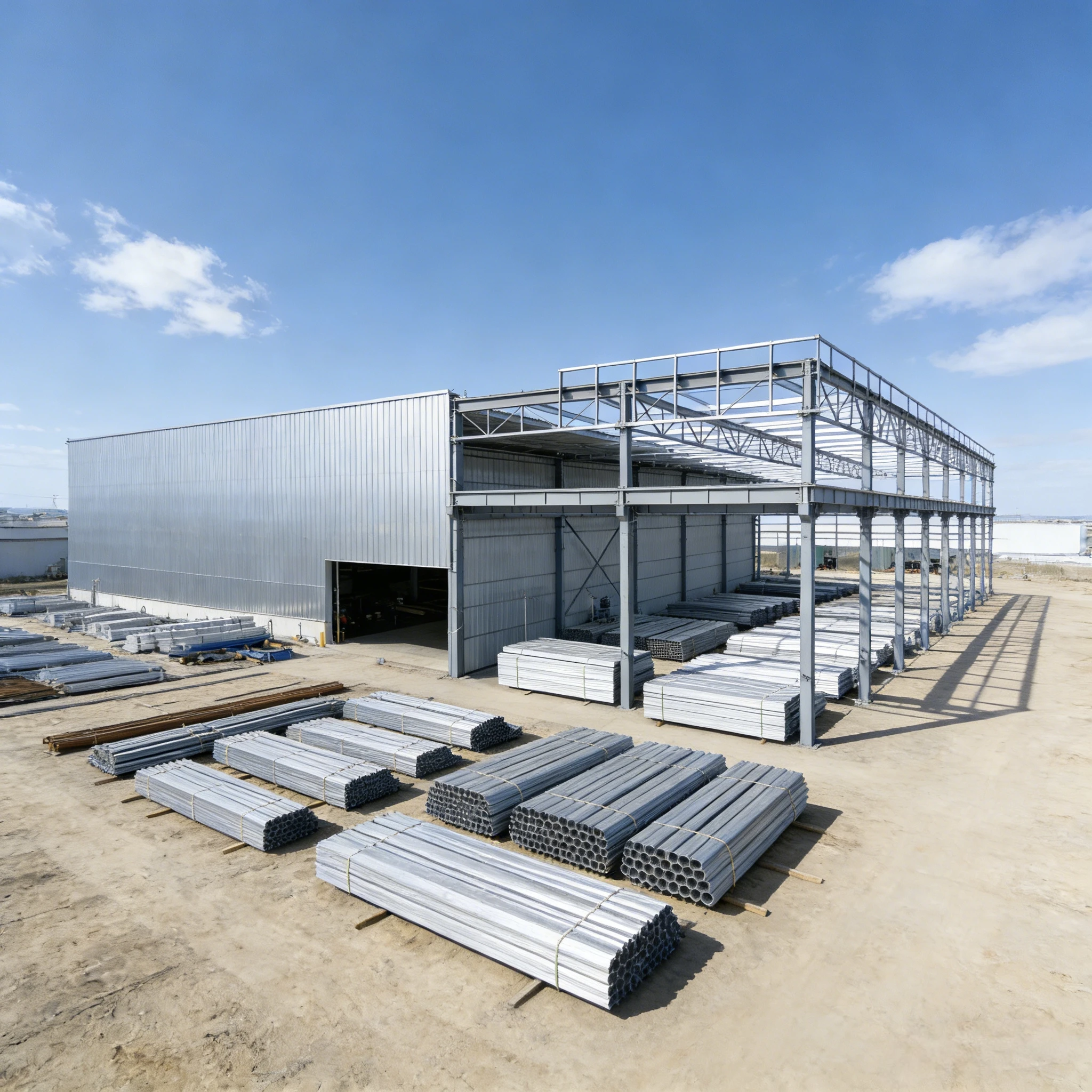 Steel Structure Fabrication Skylight Space Frame Gymnasium Building Coal Shed Airport Terminal Building Steel Space Frame