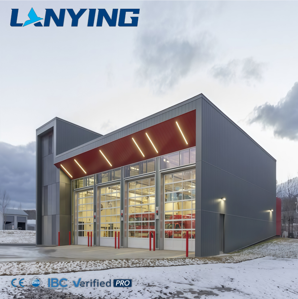 Modern Prefabricated Commercial Workshop Warehouse Steel Structure Building Supermarket Hall Car Shop Park