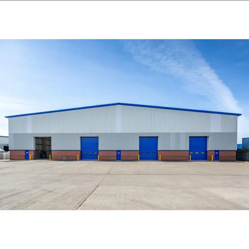 1000 Square Meter Prefabricated Ready Made Steel Structure Warehouse Building for Food Factory