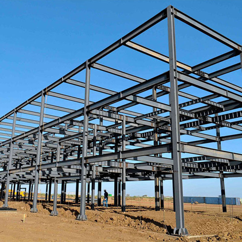Low Cost Steel Structure Workshop Building Industrial Factory Design for Garage Shed Steel Fabrication Plant Manufacturer