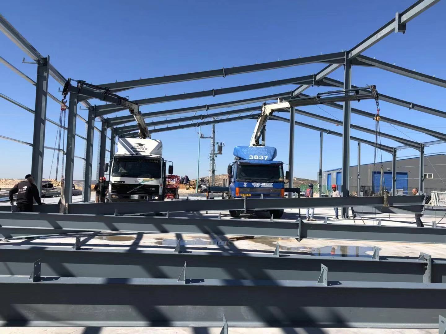Structural Steel Fabricated Columns and Beams for Commercial Buildings and Garage Sheds