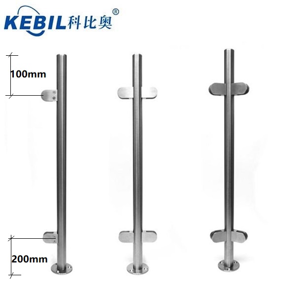 Round Glass Balustrade Post Overview