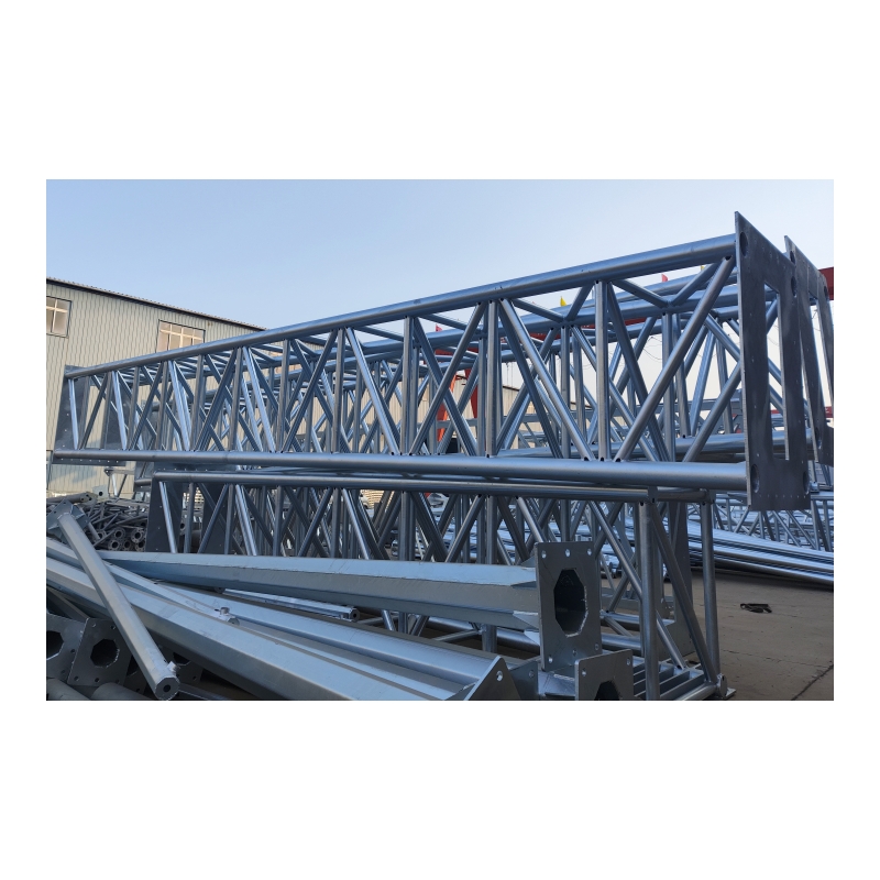 Custom Steel Structure Welded Steel Pipe Fabrication Hot Dip Galvanized Steel Truss