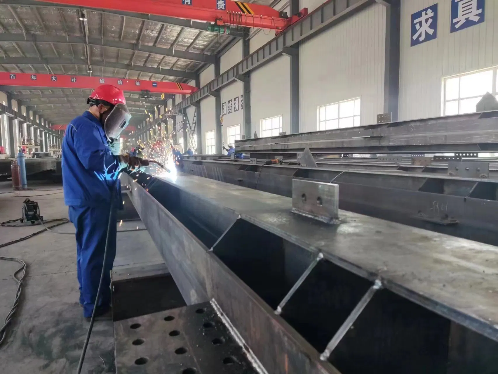 Dryc Factory Prefabricated Structural Steel Construction Material Beam Colum