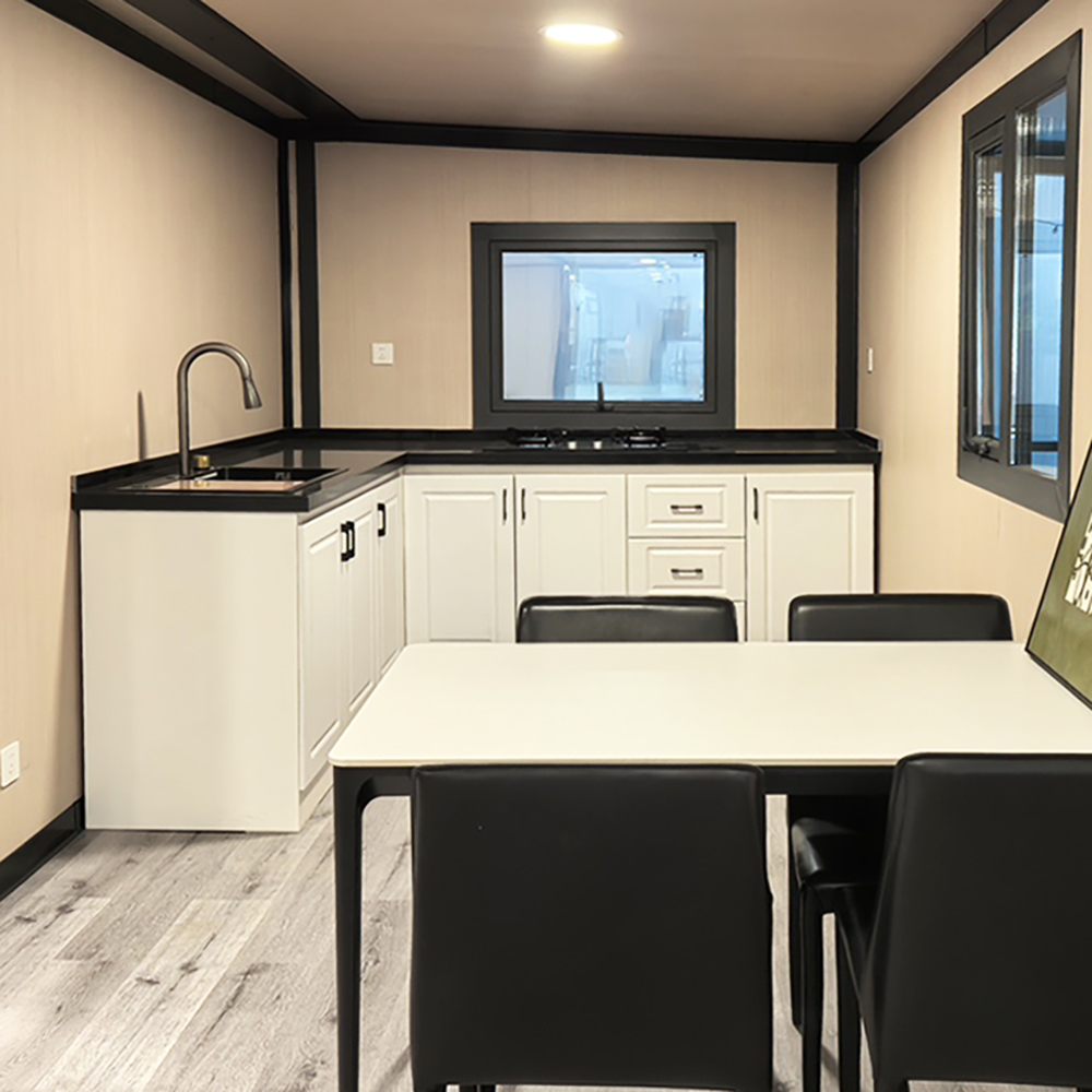 ISO9001 Certified High-Strength 20ft/40ft Modular Steel Frame Container Cabin Detachable Prefab House For Mall Hotel Villa Use