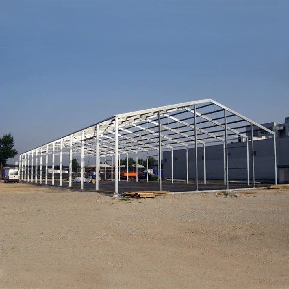 Modern design prefabricated structural steel warehouse structural steel beams and column light steel structure