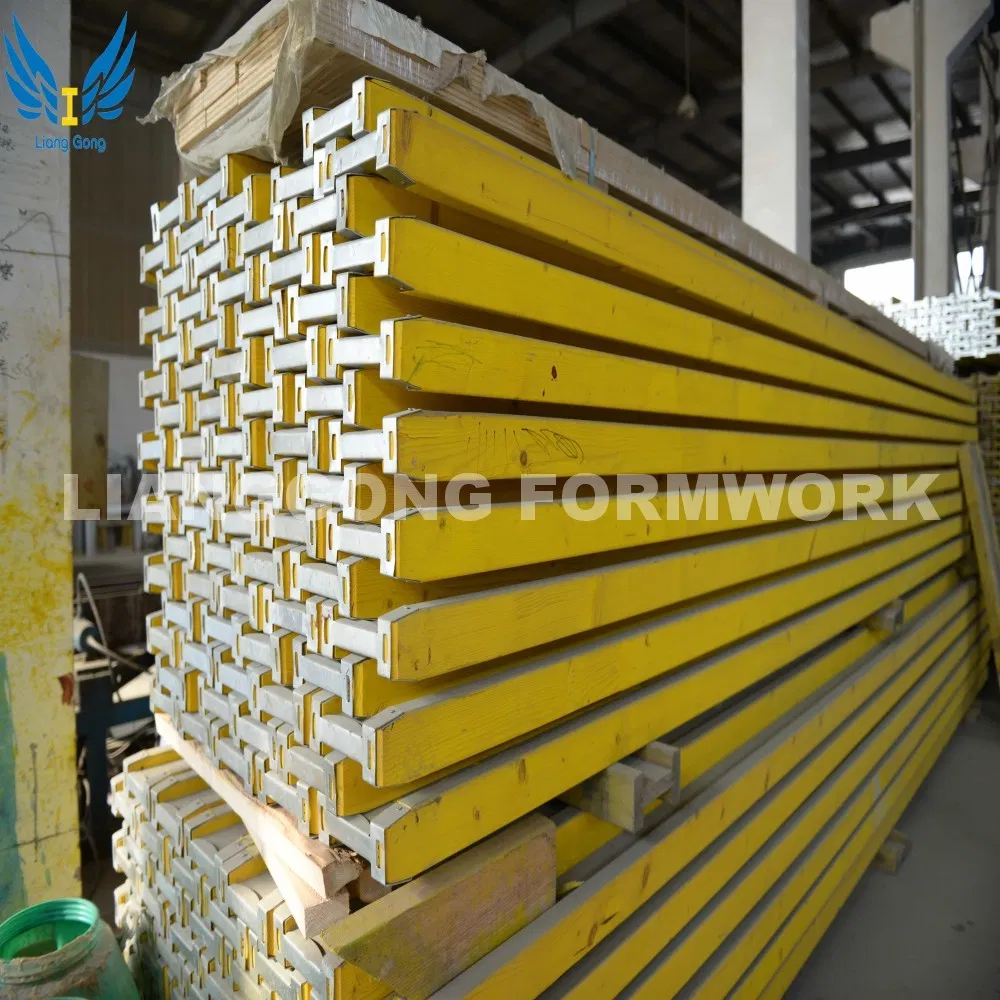 China Manufacturer Light-Weight H Shape Timber Beam for Walls Slabs and Columns