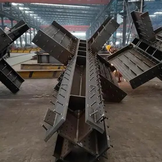 Durable Bolt Connection Steel Structure Warehouse for H-Beam Manufacturing