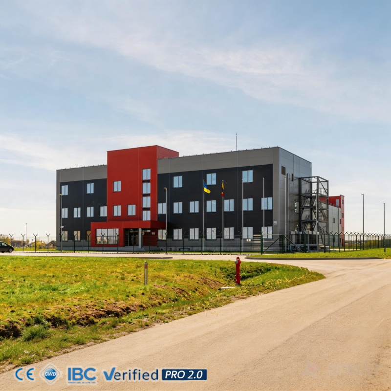 Prefabricated Modular Office Building Corrosion-resistant Steel Structure Durable Kits Factory 15 Years Builder