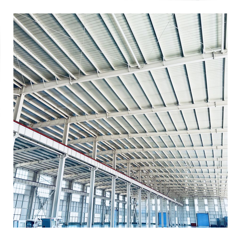 Light Weight Modular Prefabricated Steel Structure Warehouse Large Span Metal Frame Workshop Portal Steel Shed Construction